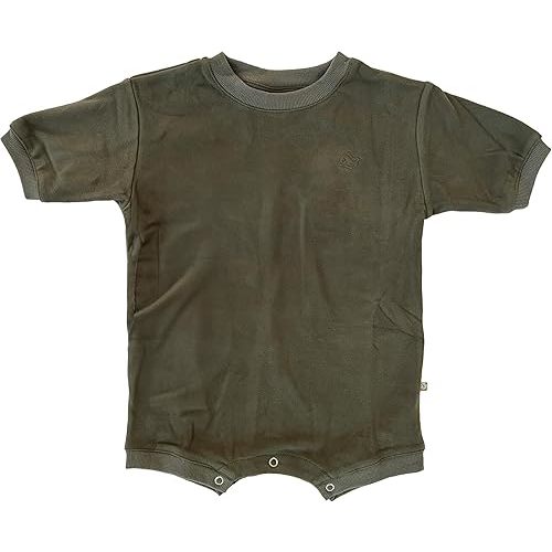 Geneve Oversized Brushed Jersey Romper - Angel Wing Embroidery - Cozy