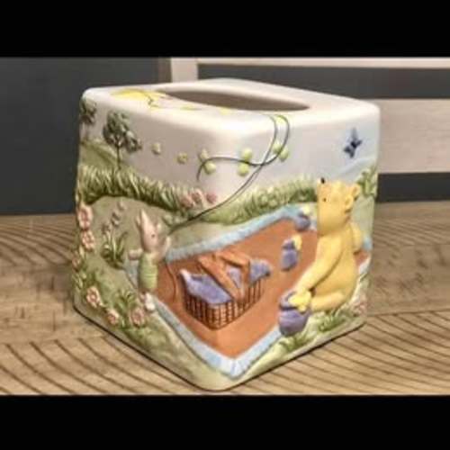 Marketplace - Winnie The Pooh Hand Painted 3D Ceramic Tissue Cover DISNEY SPRING Vintage | Facebook