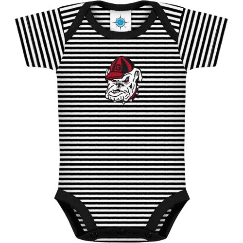 Creative Knitwear College Baby NCAA Infant Striped Bodysuit