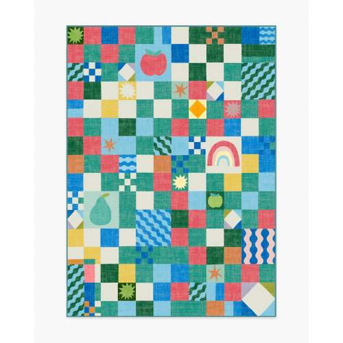 Big Apple Patchwork Multicolor Rug | Ruggable US