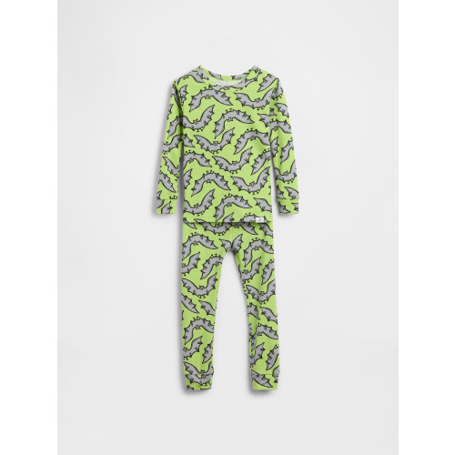 Baby & Toddler Organic Brushed Cotton Bats PJ Set