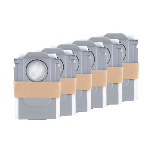 Roborock Dust Bag*6pcs for S8 MaxV Ultra, S8 Max Ultra, Qrevo Series, Qrevo Curv Series, Qrevo Edge Series, Saros Series and QV Series