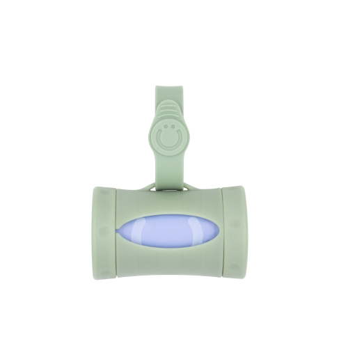 Ubbi On-The-Go Retractable Diaper Disposal Bag Dispenser for Travel, Newborn Must-Have, Sage Green