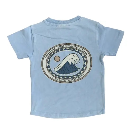 Barefoot Shenanigans Little Surfer Dude Logo T-Shirt