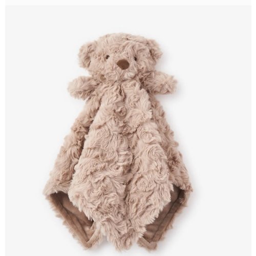 Plush Bear Baby Security Blanket