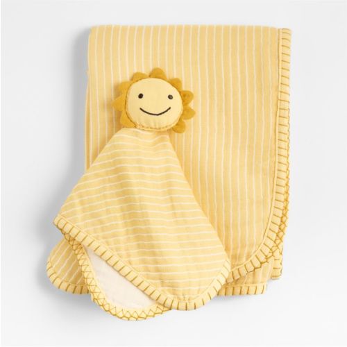 Sun Lovey and Baby Stroller Blanket Gift Set