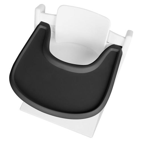 HLVEIN for Stokke Tripp Trapp Tray,Black-Smooth Surface Powerful Suction,Easy to Clean,Compatible with Stokke Tripp Trapp Chair(V2 and Beyond),Made with BPA-Free Plastic