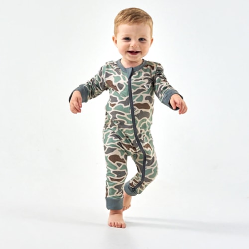 Baby Zip Up - Retro Duck Camo – BURLEBO