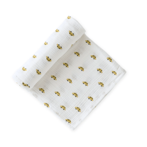 Organic Cotton Muslin Swaddle | New York Minute