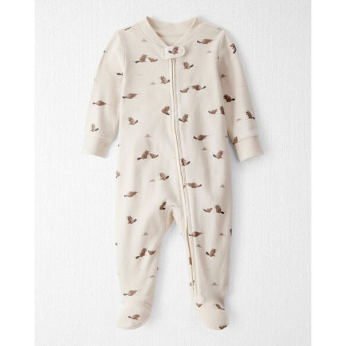 Baby Organic Cotton Sleep & Play Pajamas in Beaver Creek Print (Beaver Creek | 3mo.)