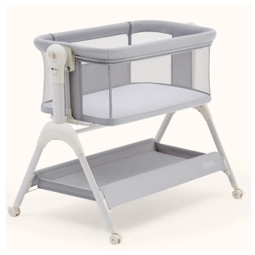 HARPPA Cuddly Sway | 3-in-1 Rocking Baby Bassinet & Bedside Sleeper with Anti-Reflux Mattress for Newborns | Attaches to Bed, Adjustable Height, Tool-Free Setup, Portable Wheels, CPSC Certified, Gentle Rocking Motion | Ideal for Infants, Safe Co-Sleeping