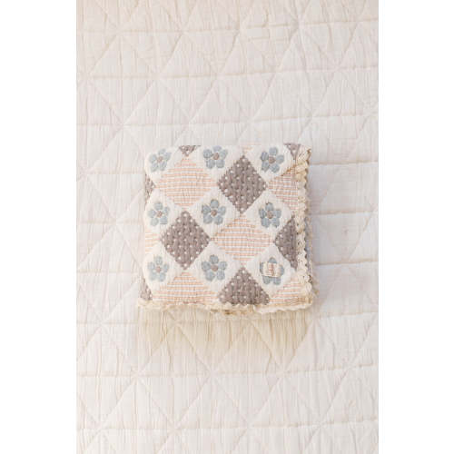prairie quilt - blush/chambray