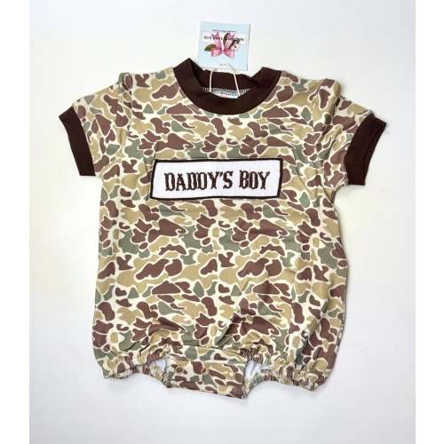 Camo Daddy's Boy Bubble – Magnolia Lane & Co.