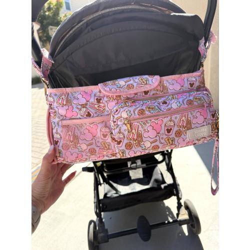 Park Snacks Stroller Caddy - Magical Purple Caddy - Stroller Caddy - Stroller Organizer