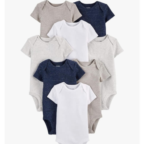 Simple Joys by Carter's Baby 8-Pack Short-Sleeve Bodysuit