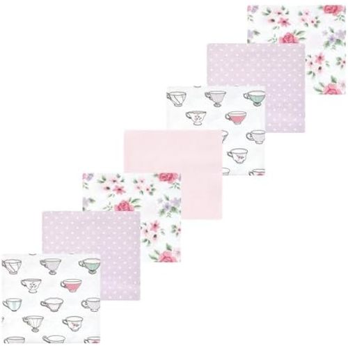 Luvable Friends Hudson Baby Flannel Receiving Blankets 7pk, Tea
