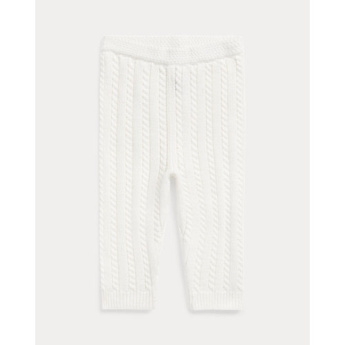 Cable-Knit Organic Cotton Sweater Pant