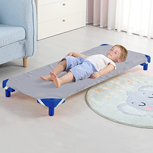 Cot Sheets for Daycare Standard Size, Daycare Essentials, 23" x 51", Grey | Children’s Naptime Cot Sheet, Breathable Microfiber Nap Sheet for Boys and Girls