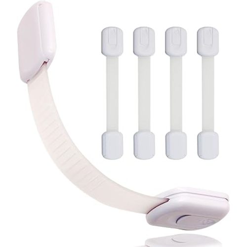 Cabinet Locks Baby Proofing, 4 Pack