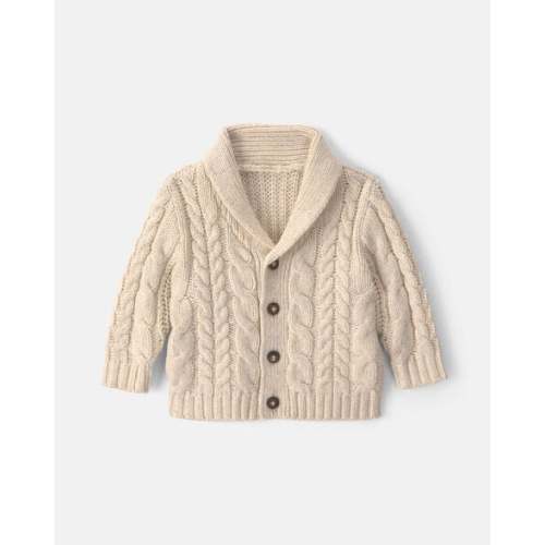 Baby Boy Cardigan Sweater - Cream - OshKosh B'gosh | Carter's