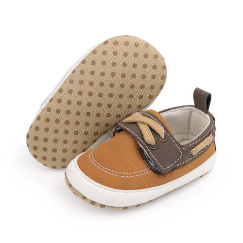 Bonario Baby Boys Loafers Infant Crib Shoes Newborn PU Sneakers for First Walkers 3-18 Months