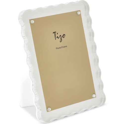 Tizo Lucite Wave Frame, 5" x 7"