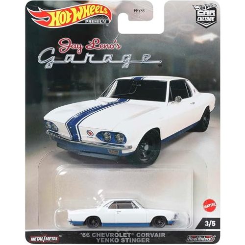 Hot Wheels Car Culture Circuit Legend, Premium 1:64 Scale Die-Cast Chevy Corvair Yenko Stinger Car, Collectable Vehicle