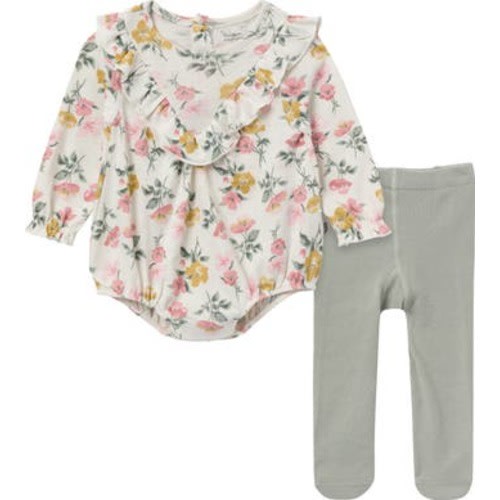 Bubble Romper and Tights Set, 6-9M