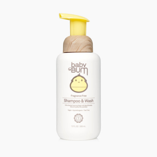 Baby Bum Foaming Shampoo & Wash - Fragrance Free, 12 fl oz