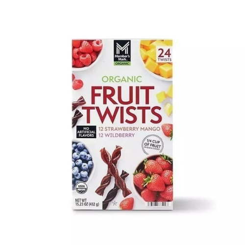 Organic Fruit Twist, Variety Pack, 0.63 oz., 24 pk