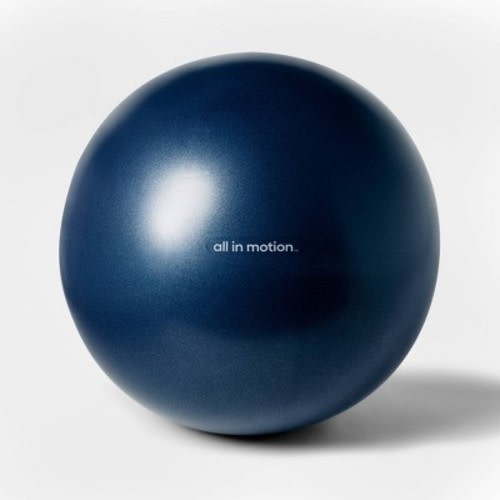 Weighted Stability Exercise Ball 45cm Circumference 75cm - All In Motion™ Blue: PVC, 300lb Capacity