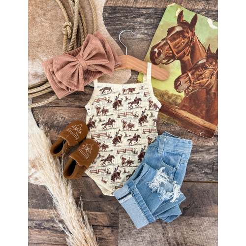 Ole' West Cowboy's Pointelle Onesie/Tank (Baby/Toddler) – theFRINGEDpineapple