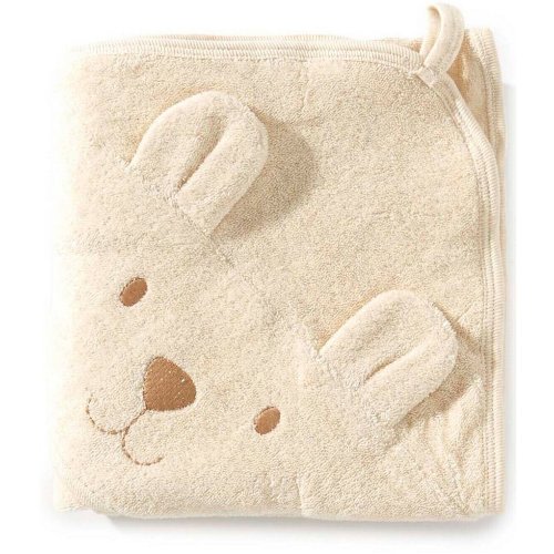 Purebaby Baby Essential Bear Hooded Towel