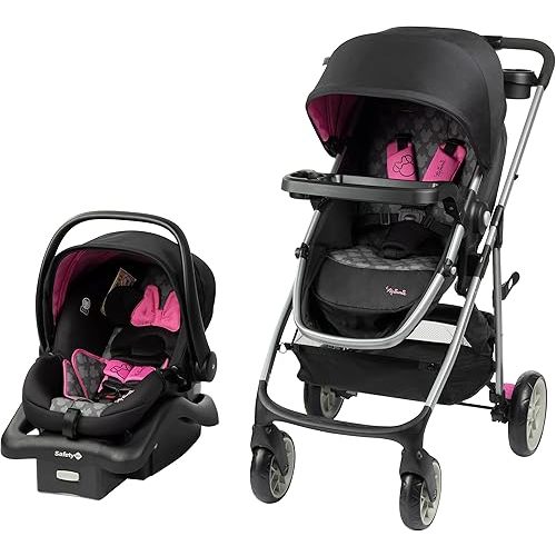 Disney Baby Minnie Mouse Grow and Go Modular Travel System, Simply Minnie
