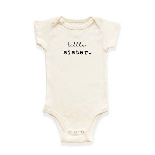 Little Sister Organic Baby Bodysuit