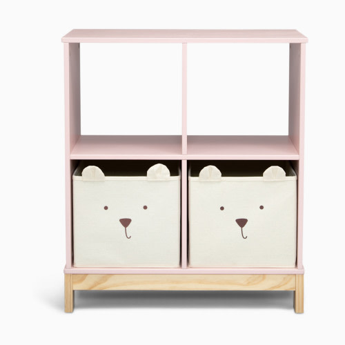Delta Children babyGap Brannan Bear Bookcase with Bins - Blush
