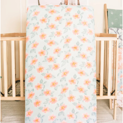 Aloha Floral Tiare Hawaii Collab Crib Sheet