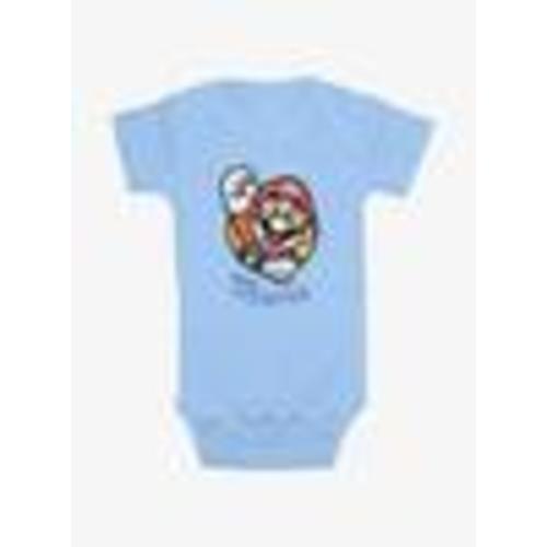 Nintendo Mario Badge Infant Bodysuit - BLUE | BoxLunch