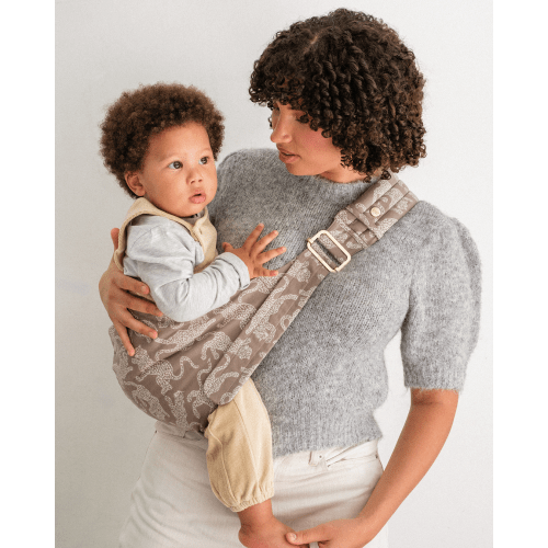 The Monarch Toddler Sling - Spotted Jag in Dune (PREORDER) – Mabē