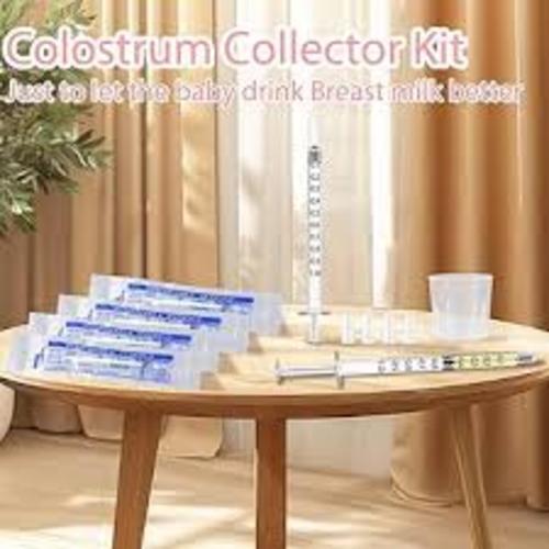 Colostrum storage syringes