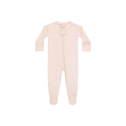 Quincy Mae Zip Long Sleeve Sleeper Footie - Petal