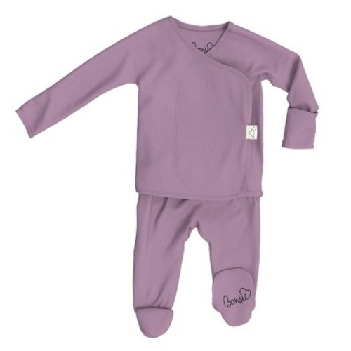 Bonsie Skin to Skin Babywear Footie - Fig Newborn