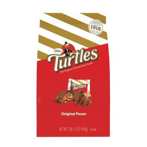 DeMet's Turtles, Original Milk Chocolate Pecan Bag, 17.5oz