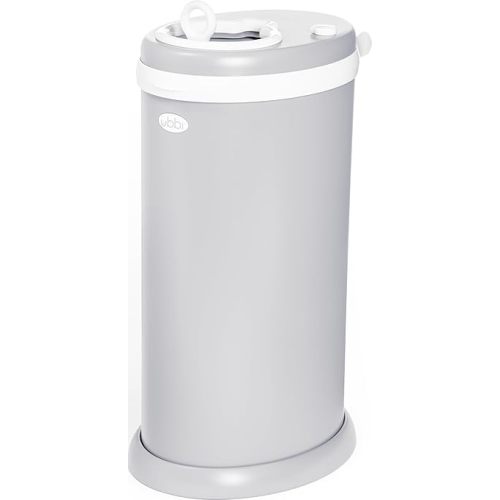 Ubbi Stainless Steel Diaper Pail, Odor Locking, No Special Bag Required, Award-Winning, Registry Must-Have, Gray