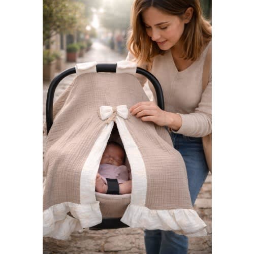Muslin Car Seat Cover
