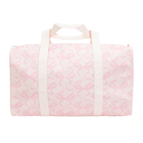 The Duffle Bag in Bows on Pink