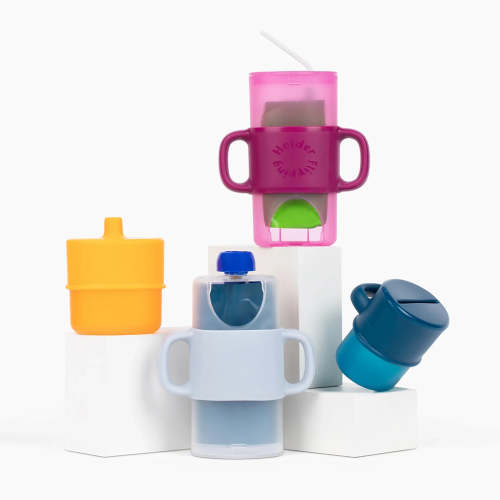 Flipping Holder | KiddyTrek 4-in-1 Sip & Snack Set