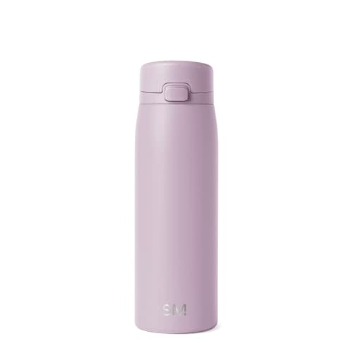 Simple Modern Sidekick Travel Coffee Mug | Ceramic-Lined Insulated Stainless Steel Tumbler | Leak-Proof and Cup Holder Friendly | 16oz, Lavender Mist