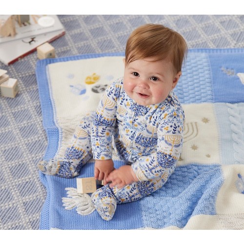Rifle Paper Co. Hanukkah Bamboo Viscose Baby Pajama