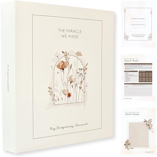 Pregnancy Journal for Moms-to-be: A Keepsake Memory Book and Tracker for Expecting Women, Organized Diary and Album to Record Baby and Moms Journey, Growing Milestones, and First Moments, 118 Pages